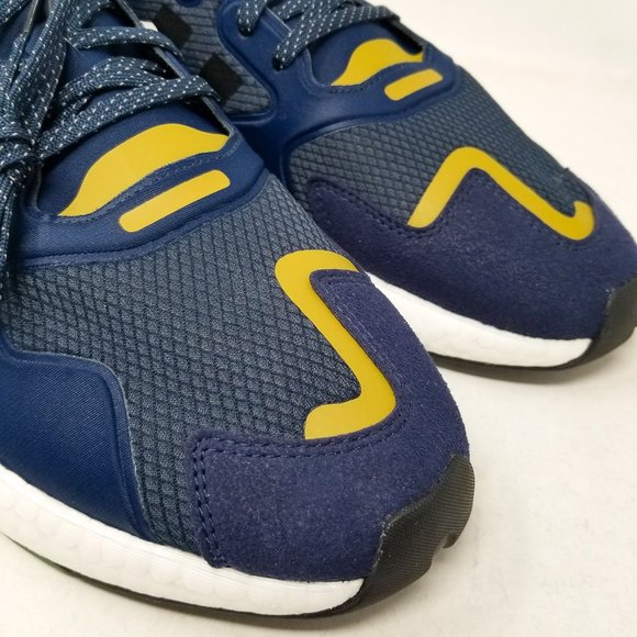 adidas Boost Day Jogger FW4832 Running Trainer Navy Blue Black Gold 12.5… - Picture 7 of 11